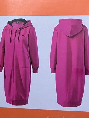 Long Pink Hoodie